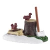 Lemax Axe, Tree Stump And Squirrels (oh My) 2 Lemax Axe, Tree Stump And Squirrels (oh My) -Lemax bgnzrzjiuambiwjnj1gt