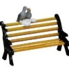 Lemax Metal Bench With Perched Pigeons