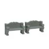Lemax Stone Bench - 2 Piece Set -Lemax fbkm9m6sbcxbmux4ldy8