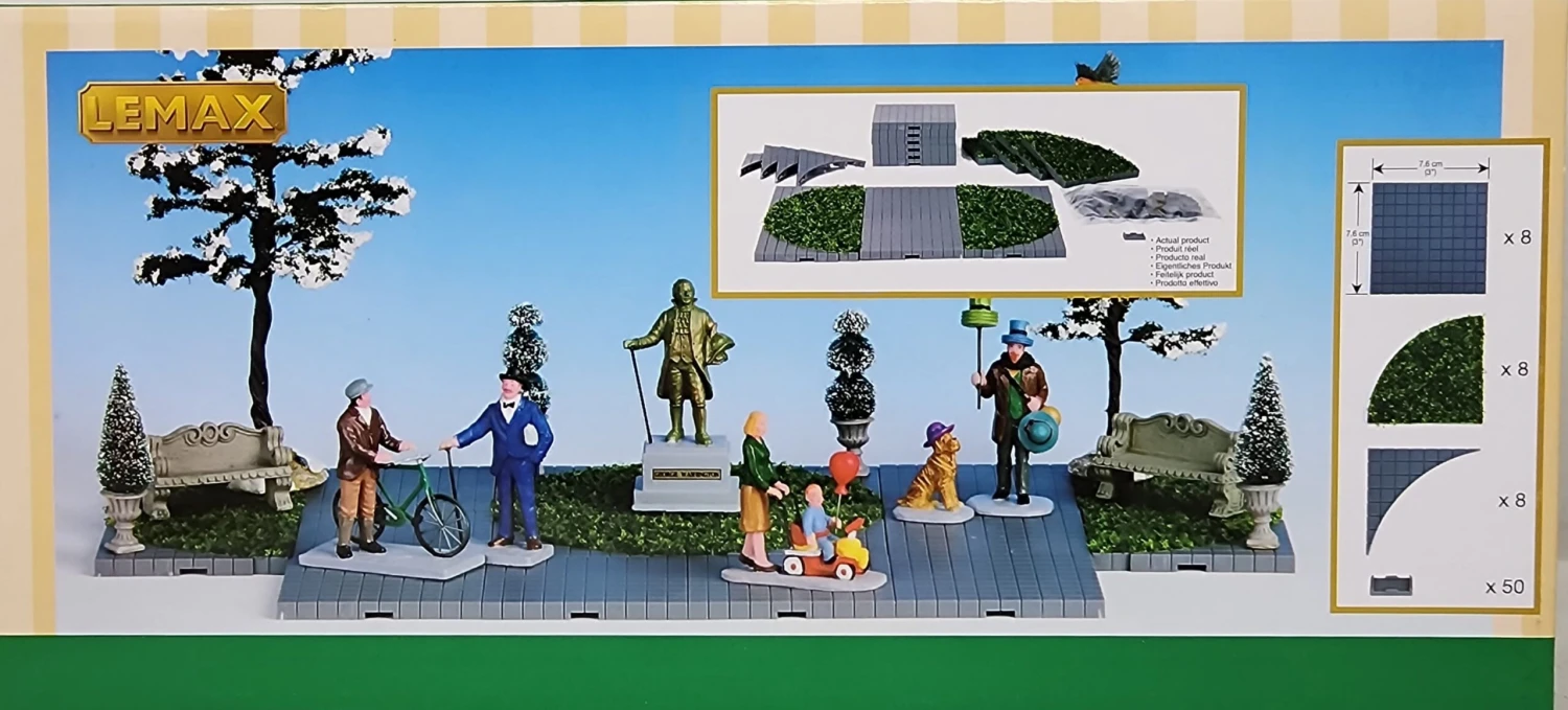 Lemax Complete Plaza Park Grass - 24 Pieces 3 Lemax Complete Plaza Park Grass - 24 Pieces - Image 2