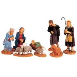 Lemax Nativity Village 3 Inch Figurines - 8 Piece Set 8 Lemax Nativity Village 3 Inch Figurines - 8 Piece Set -Lemax iq2ltimefinameytrw6x