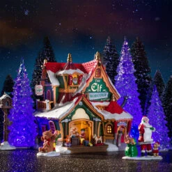 Lemax 3 Color Crystal Lighted Tree - 4 Piece Set 8 Lemax 3 Color Crystal Lighted Tree - 4 Piece Set -Lemax lodeuuuhmsx5bx6uruah