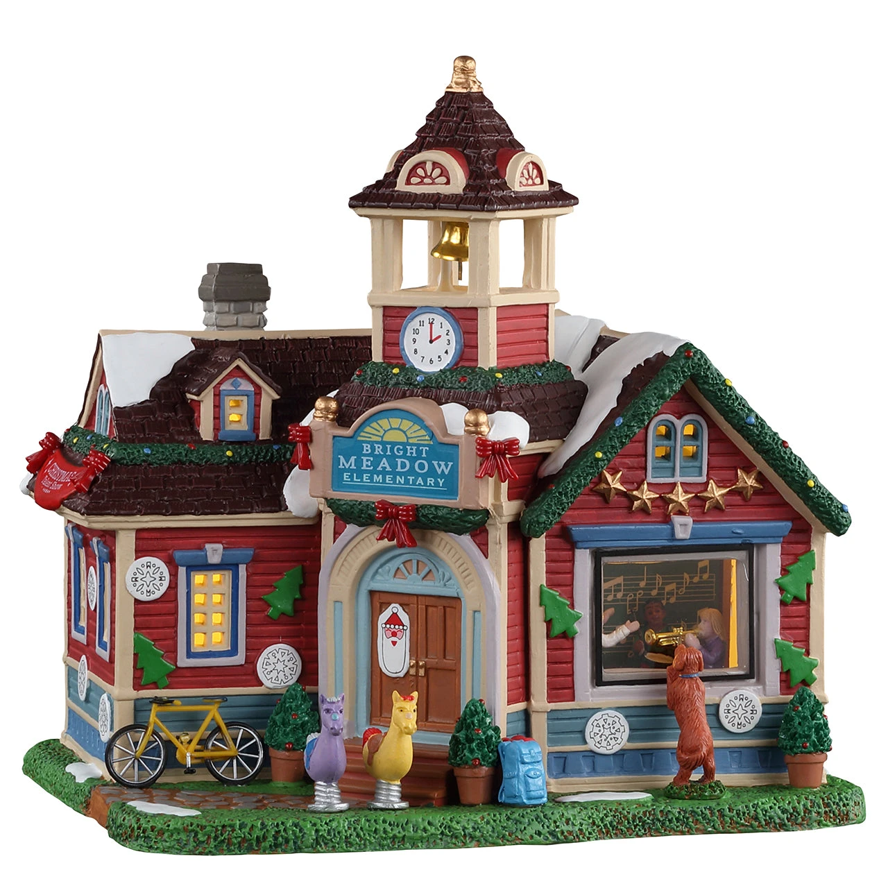 Lemax Bright Meadow Elementary 3 Lemax Bright Meadow Elementary