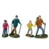 Lemax Father And Daughter Hikers - 4 Piece Set -Lemax njwc28vesjakf3ujsv3i
