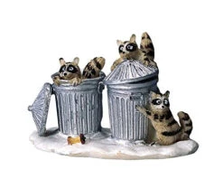 Lemax Raccoon Trash Bandits -Lemax np8v5dr8pwqz2n2mngpg
