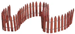Lemax Wired Wooden Fence - 18 Inches Long
