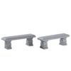 Lemax Plaza Bench - Set Of 2 1 Lemax Plaza Bench - Set Of 2 -Lemax ox4tfjh2djrkqw2mmcrk