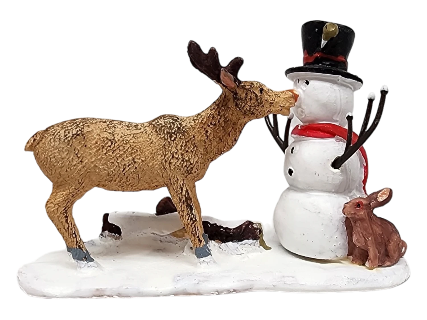 Lemax Snack Time Snowman 3 Lemax Snack Time Snowman