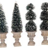 Lemax Cone-Shaped & Sculpted Topiaries - Set Of 4 -Lemax pj2pj4ihocsn1p4lmlyr