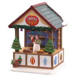 Lemax Christmas Market Booth - Hand Crafted Ornaments - Openstock -Lemax q8gobieglkqvaribebr8