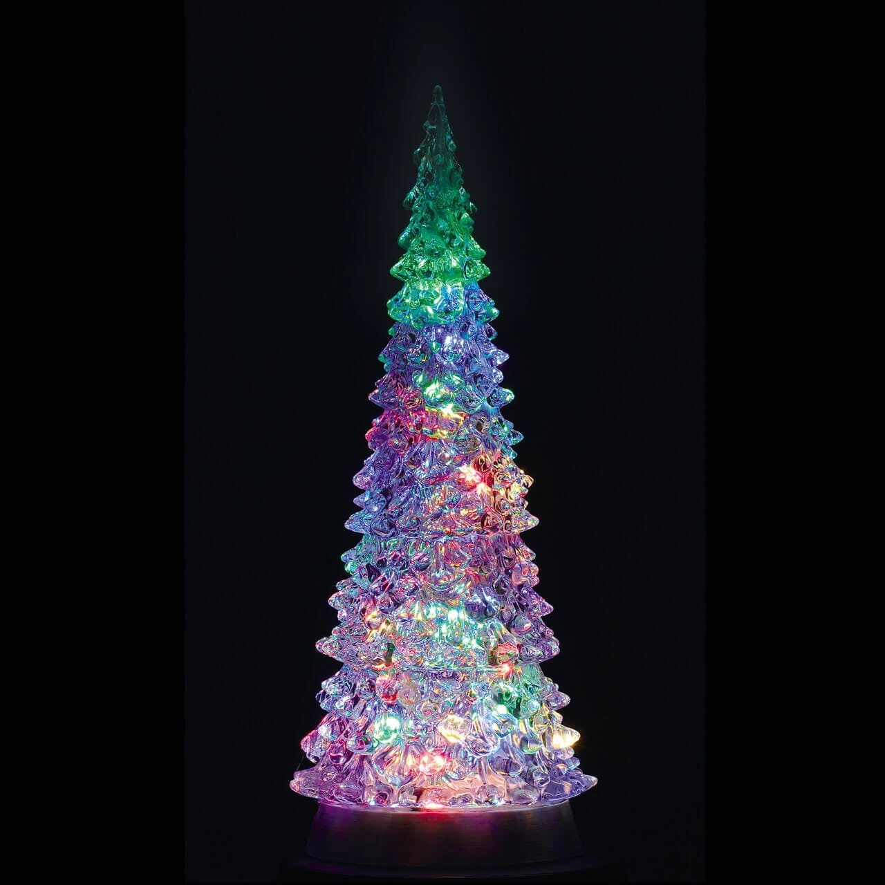 Lemax 11 Inch Crystal Color Changing Tree 3 Lemax 11 Inch Crystal Color Changing Tree
