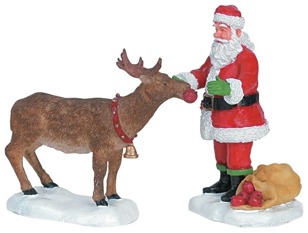 Lemax Reindeer Treats - 2 Piece Set 3 Lemax Reindeer Treats - 2 Piece Set