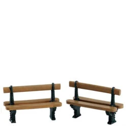 Lemax Double Seated Bench - 2 Piece Set -Lemax v9hmnnyhdljnmice6376