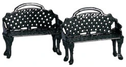 Lemax Patio Bench For Christmas Villages (Set Of 2)